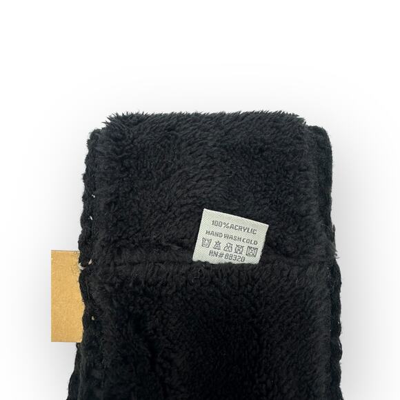 C.C NWT Winter Knitted Cable Knit Fuzzy Lined Headband Headwrap Black - Picture 5 of 6